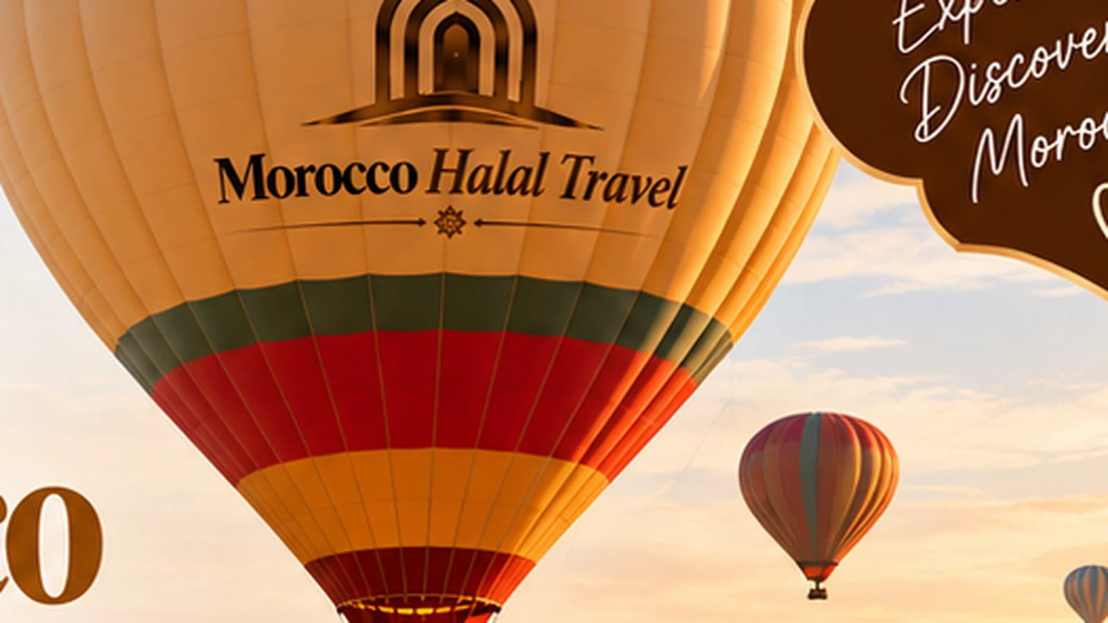 Hot air balloon in Marrakech