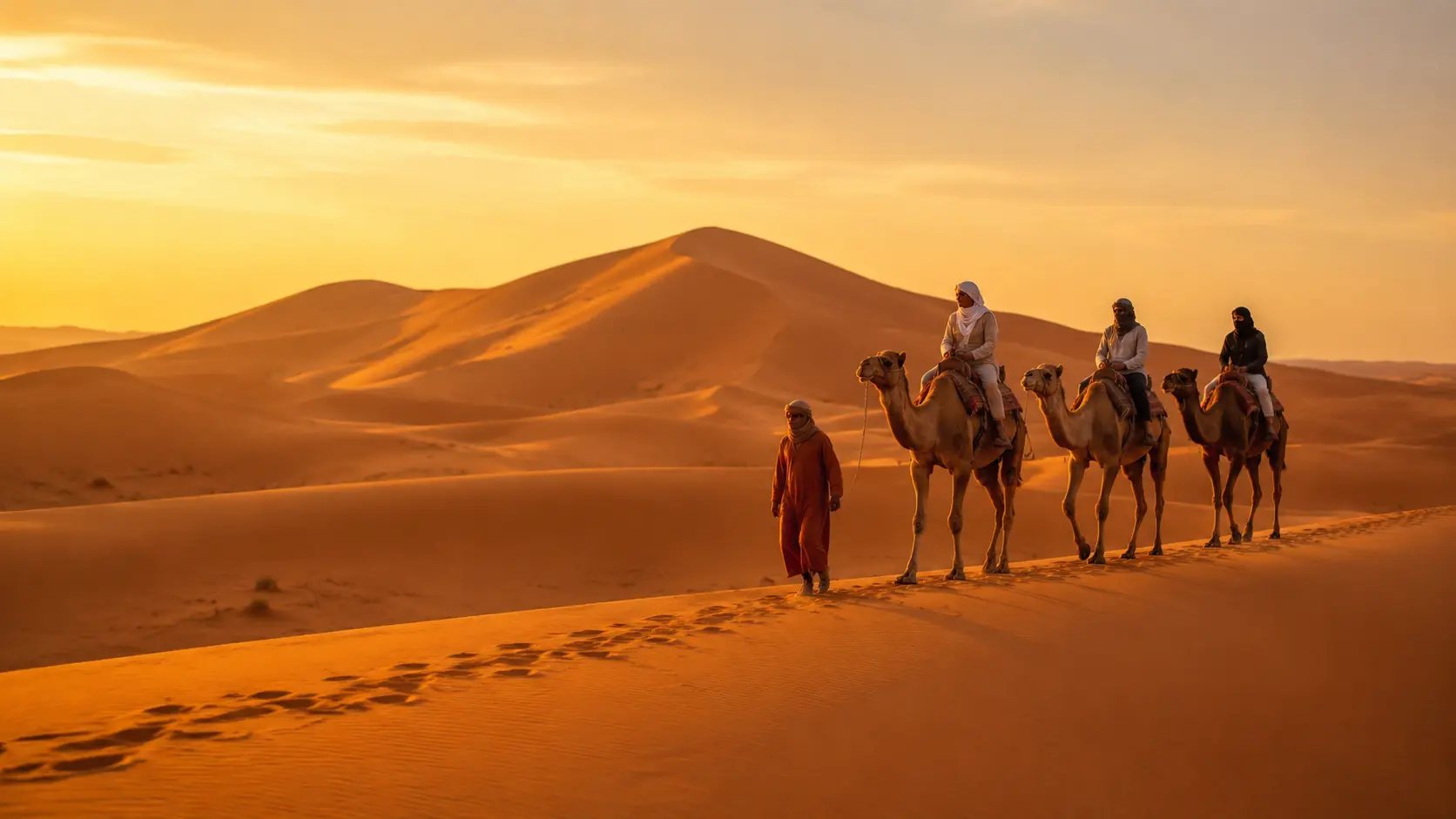 Camel ride and trekking in Morocco